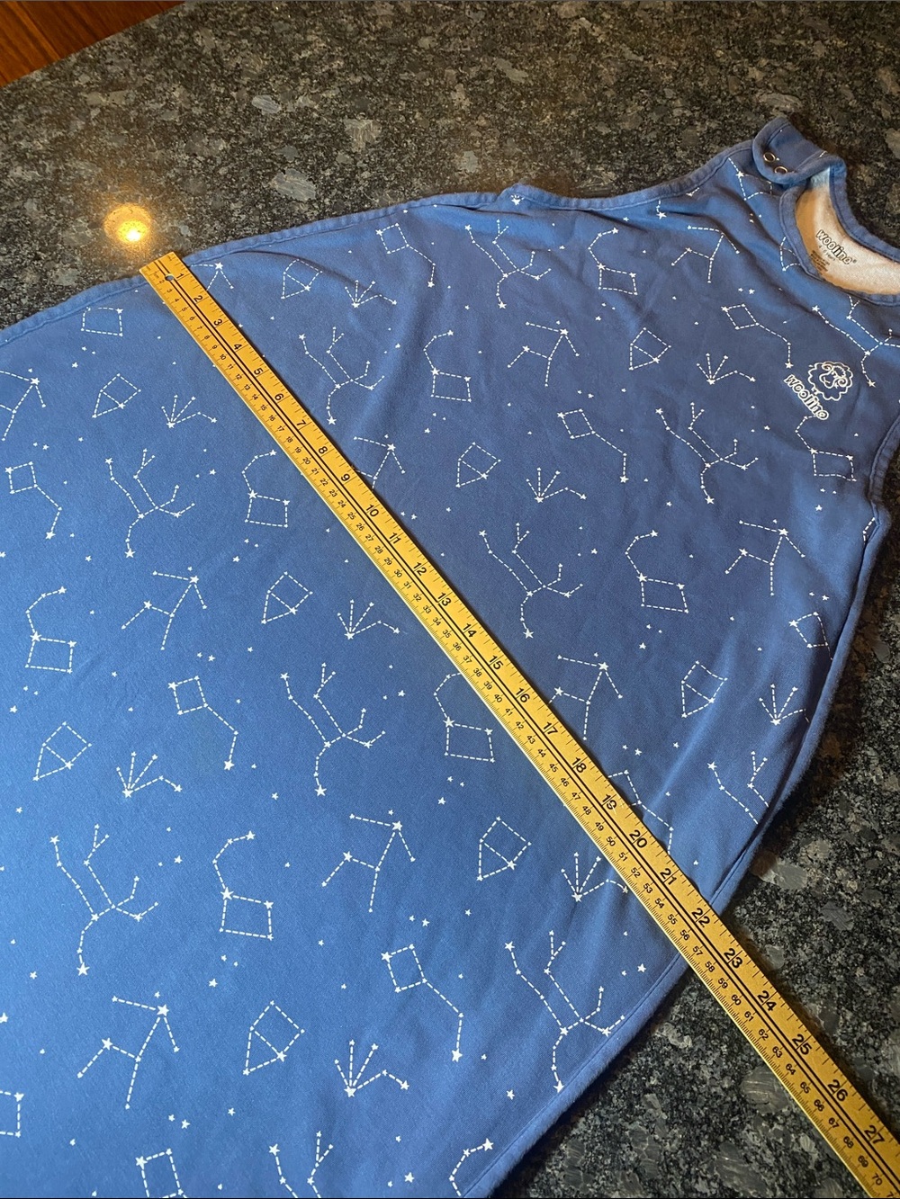 Woolino Sleep Bag Sack 4 Season Merino Wool Cotton Night Sky Size 4-6 Years - Picture 4 of 9